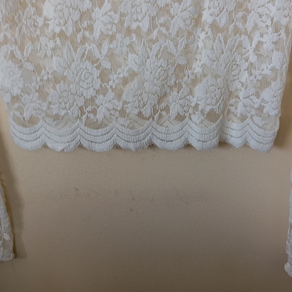 Gorgeous brocade blouse very sexy Medium - Picture 7 of 8